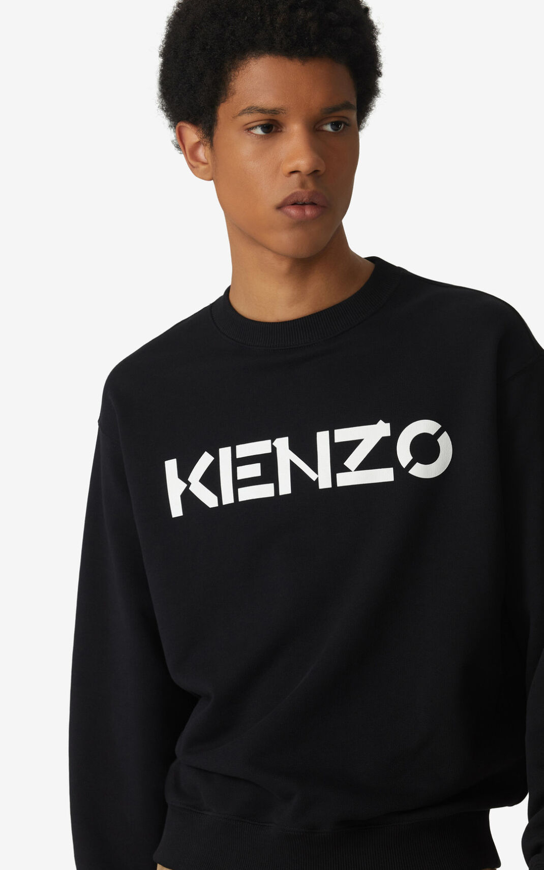 Kenzo Logo Sudadera Hombre Negras | 3407869-AJ